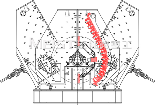 可逆式制砂機內(nèi)部結(jié)構(gòu)圖