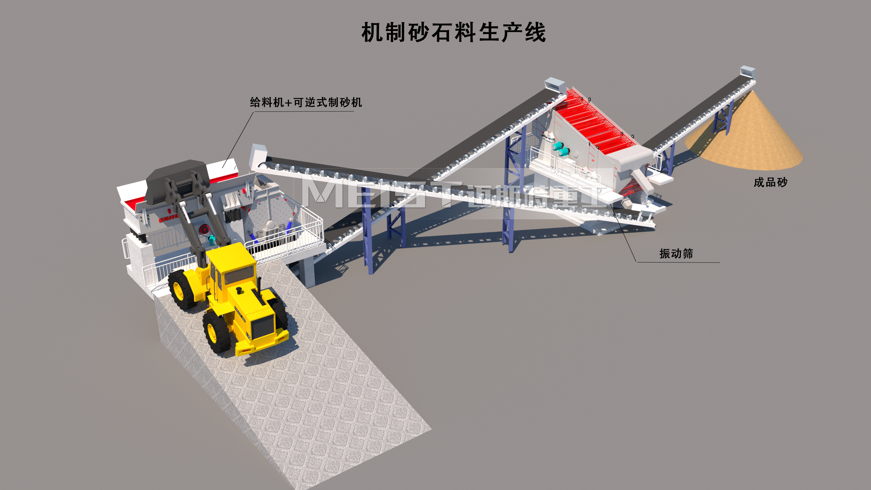 簡易機制砂生產工藝流程